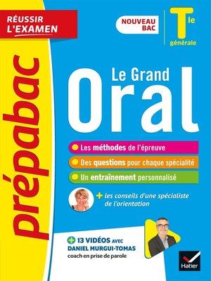 cover image of Prépabac Le Grand Oral Tle générale--Bac 2023